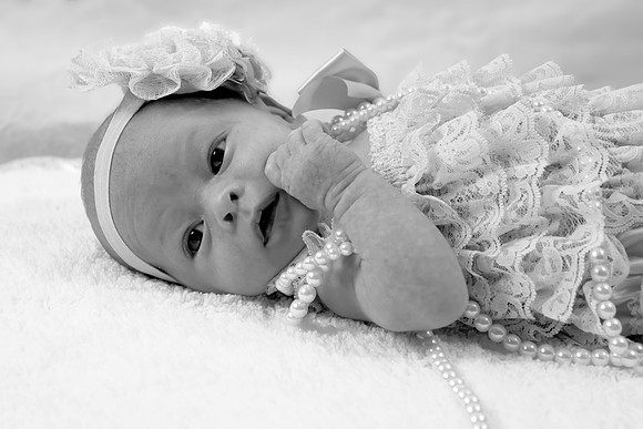 Newborn Baby Announcement Picture