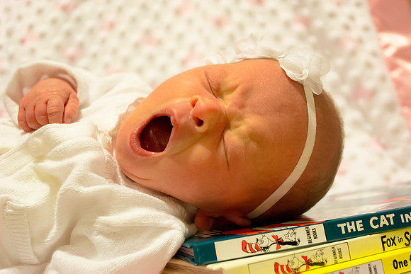 Sleepy Newborn Baby